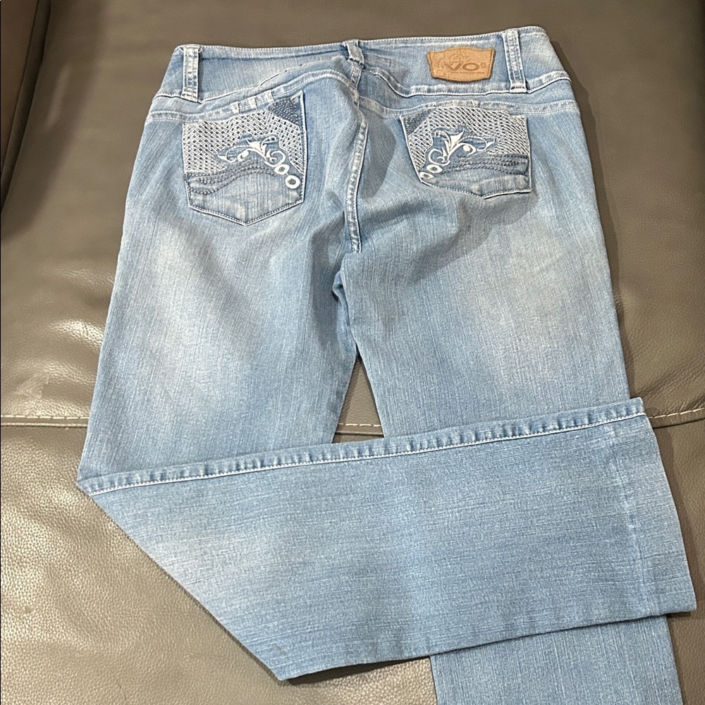 Alberto VO5 Faded Blue Denim Jeans Y2K size 14 - Picture 11 of 11